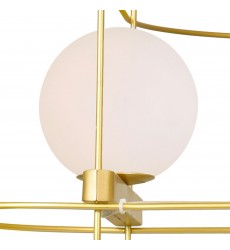 Orbit 3 Light Chandelier With Medallion Gold Finish (1209P20-3-169) - CWI  Orbit 3 Light Chandelier With Medallion Gold Finish (1209P20-3-169) - CWI