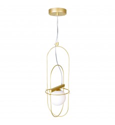 Orbit 1 Light Mini Pendant With Medallion Gold Finish (1209P7-1-169) - CWI  Orbit 1 Light Mini Pendant With Medallion Gold Finish (1209P7-1-169) - CWI