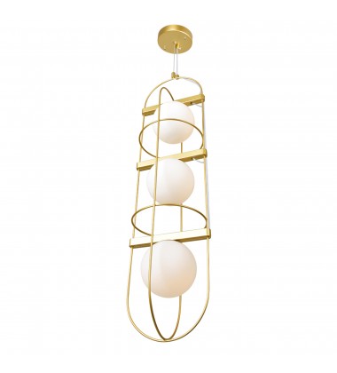 Orbit 3 Light Pendant With Medallion Gold Finish (1209P7-3-169) - CWI  Orbit 3 Light Pendant With Medallion Gold Finish (1209P7-3-169) - CWI