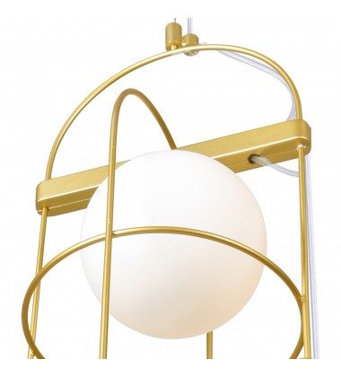 Orbit 3 Light Pendant With Medallion Gold Finish (1209P7-3-169) - CWI  Orbit 3 Light Pendant With Medallion Gold Finish (1209P7-3-169) - CWI