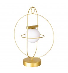  1 Light Lamp with Medallion Gold Finish (1209T14-1-169) - CWI Lighting