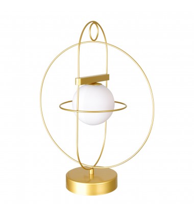 Orbit 1 Light Lamp With Medallion Gold Finish (1209T14-1-169) - CWI  Orbit 1 Light Lamp With Medallion Gold Finish (1209T14-1-169) - CWI