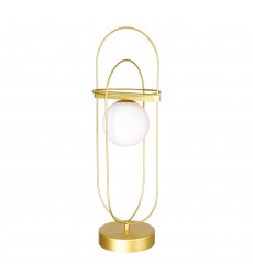 Orbit 1 Light Lamp With Medallion Gold Finish (1209T7-1-169) - CWI  Orbit 1 Light Lamp With Medallion Gold Finish (1209T7-1-169) - CWI