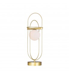 Orbit 1 Light Lamp With Medallion Gold Finish (1209T7-1-169) - CWI  Orbit 1 Light Lamp With Medallion Gold Finish (1209T7-1-169) - CWI