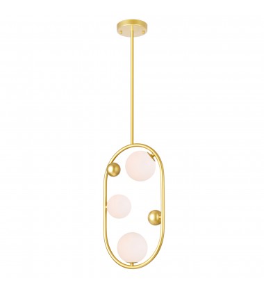  Celeste 3 Light Mini Pendant With Medallion Gold Finish (1212P12-3-169) - CWI