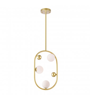  Celeste 3 Light Mini Pendant With Medallion Gold Finish (1212P12-3-169) - CWI