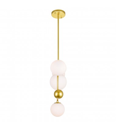  Celeste 4 Light Pendant With Medallion Gold Finish (1212P16-4-169) - CWI