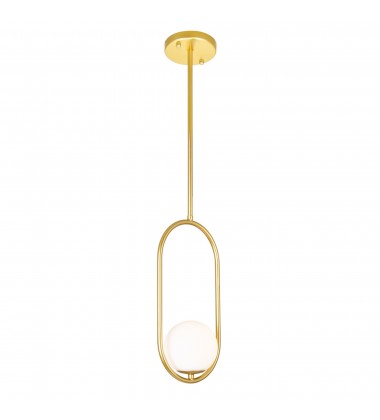  Celeste 1 Light Mini Pendant With Medallion Gold Finish (1212P8-1-169) - CWI