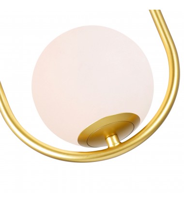  Celeste 1 Light Mini Pendant With Medallion Gold Finish (1212P8-1-169) - CWI