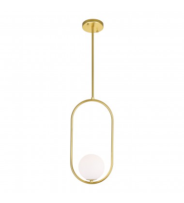  Celeste 1 Light Mini Pendant With Medallion Gold Finish (1212P8-1-169) - CWI