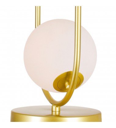  Celeste 2 Light Lamp With Medallion Gold Finish (1212T8-2-169) - CWI