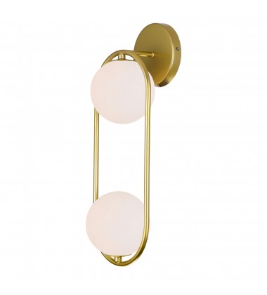  Celeste 2 Light Sconce With Medallion Gold Finish (1212W6-2-169) - CWI