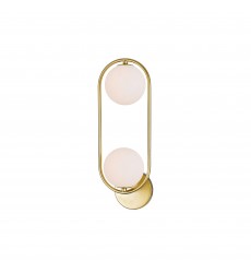  Celeste 2 Light Sconce With Medallion Gold Finish (1212W6-2-169) - CWI
