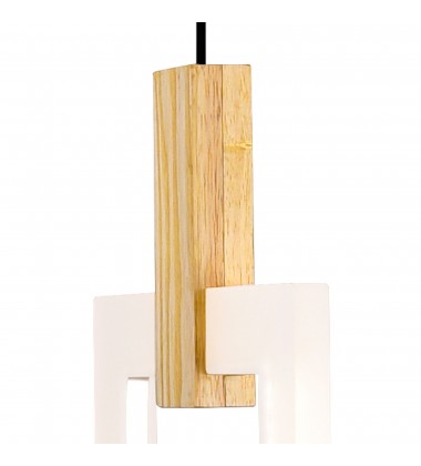  Anello LED Island/Pool Table Chandelier With White Oak Finish (1214P26-3-236-A-RC) - CWI