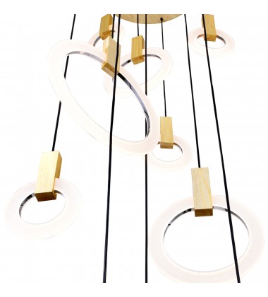  Anello LED Pendant With White Oak Finish (1214P32-10-236) - CWI