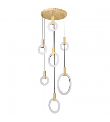  Anello LED Pendant With White Oak Finish (1214P32-10-236) - CWI