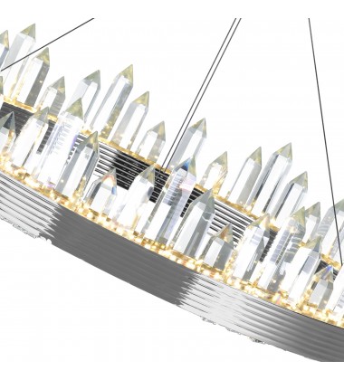  Agassiz LED Chandelier With Polished Nickel Finish (1218P24-613) - CWI