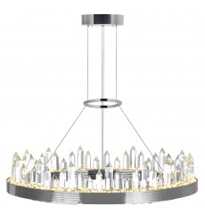  Agassiz LED Chandelier With Polished Nickel Finish (1218P24-613) - CWI