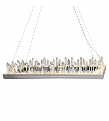  Agassiz LED Island/Pool Table Chandelier With Polished Nickel Finish (1218P32-613-RC) - CWI
