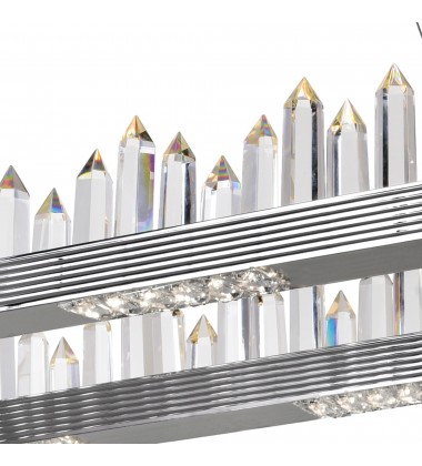  Agassiz LED Island/Pool Table Chandelier With Polished Nickel Finish (1218P32-613-RC) - CWI