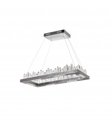  CWI-Agassiz LED Island/Pool Table Chandelier With Polished Nickel Finish (1218P32-613-RC)