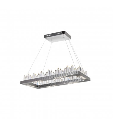  Agassiz LED Island/Pool Table Chandelier With Polished Nickel Finish (1218P32-613-RC) - CWI
