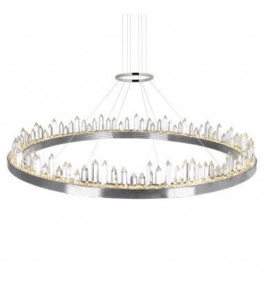  Agassiz LED Chandelier With Polished Nickel Finish (1218P40-613) - CWI