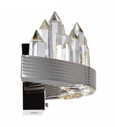  Agassiz LED Sconce With Polished Nickel Finish (1218W12-613) - CWI