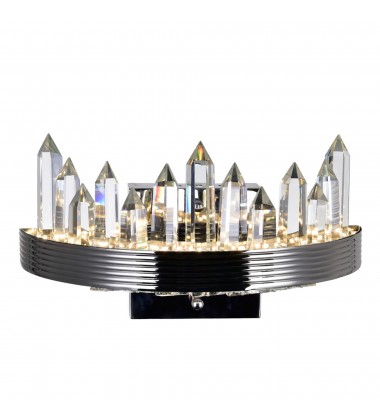  Agassiz LED Sconce With Polished Nickel Finish (1218W12-613) - CWI