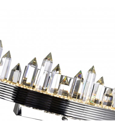  Agassiz LED Sconce With Polished Nickel Finish (1218W24-613) - CWI