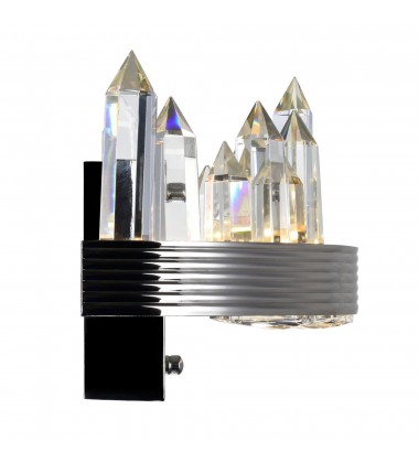  Agassiz LED Sconce With Polished Nickel Finish (1218W24-613) - CWI