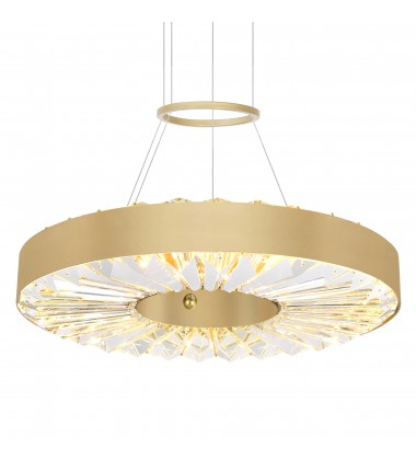  Bjoux LED Chandelier With Sun Gold Finish (1219P16-1-625) - CWI