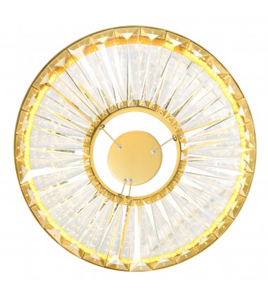  Bjoux LED Chandelier With Sun Gold Finish (1219P16-1-625) - CWI