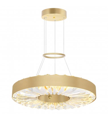  Bjoux LED Chandelier With Sun Gold Finish (1219P16-1-625) - CWI