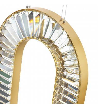  Bjoux LED Chandelier With Sun Gold Finish (1219P19-1-625-O) - CWI