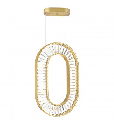  Bjoux LED Chandelier With Sun Gold Finish (1219P19-1-625-O) - CWI