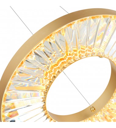  Bjoux LED Chandelier With Sun Gold Finish (1219P24-1-625) - CWI