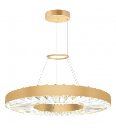  Bjoux LED Chandelier With Sun Gold Finish (1219P24-1-625) - CWI