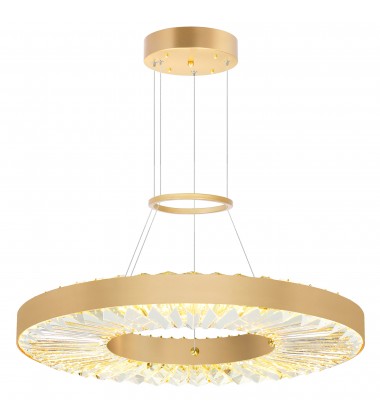  Bjoux LED Chandelier With Sun Gold Finish (1219P24-1-625) - CWI