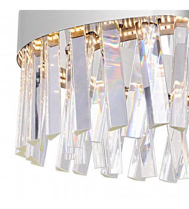 Glace LED Chandelier With Chrome Finish (1220P24-601) - CWI Glace LED Chandelier With Chrome Finish (1220P24-601) - CWI
