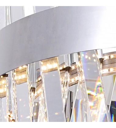Glace LED Chandelier With Chrome Finish (1220P24-601) - CWI Glace LED Chandelier With Chrome Finish (1220P24-601) - CWI