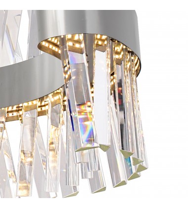 Glace LED Chandelier With Chrome Finish (1220P24-601-C) - CWI Glace LED Chandelier With Chrome Finish (1220P24-601-C) - CWI