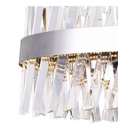  Glace LED Chandelier With Chrome Finish (1220P40-601-O) - CWI
