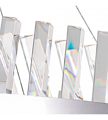  Glace LED Chandelier With Chrome Finish (1220P40-601-O) - CWI