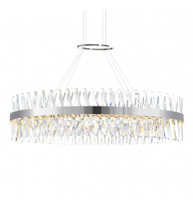  Glace Integrated LED Chrome Chandelier (1220P52-601-O) - CWI