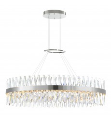  Glace Integrated LED Chrome Chandelier (1220P52-601-O) - CWI