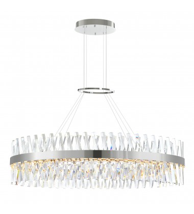  Glace Integrated LED Chrome Chandelier (1220P52-601-O) - CWI