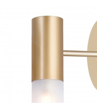  Pipes 1 Light Sconce With Sun Gold Finish (1221W7-1-625) - CWI