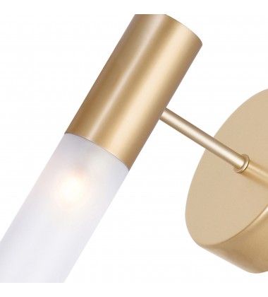  Pipes 1 Light Sconce With Sun Gold Finish (1221W7-1-625) - CWI