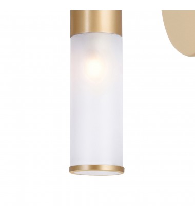  Pipes 1 Light Sconce With Sun Gold Finish (1221W7-1-625) - CWI